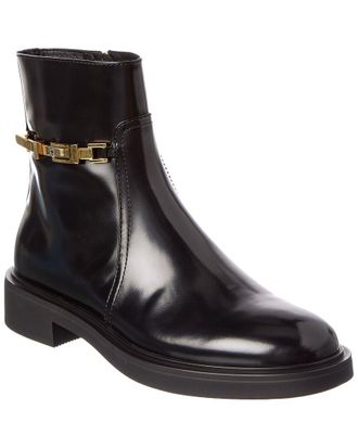 Gianvito Rossi Martine 20 Leather Biker Bootie