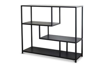 PIB Consola met&aacute;lica negra