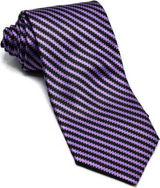 Castangia Striped Silk Tie