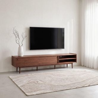 Maisons du monde Mueble de TV vintage con 2 puertas correderas 201 cm