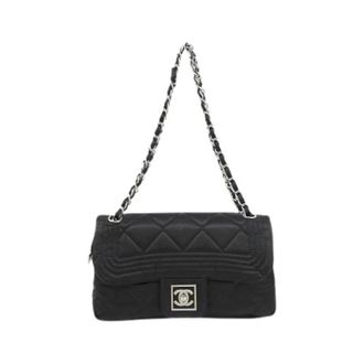 Chanel Pre-owned Sport Line Nylon Schoudertas - Dames - Pre-owned - Zwart - Maat: ONE Size Nylon