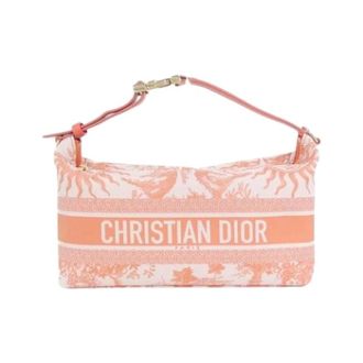 Dior Pre-owned Canvas Shoulder Bag - Dames - Pre-owned - Roze - Maat: ONE Size