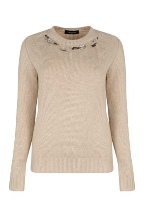 Fabiana Filippi Sweater With Round Neck In Wool Blend