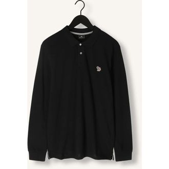 Paul Smith Tops, Heren, Zwart, S, Katoen, Zebra Polo Shirt