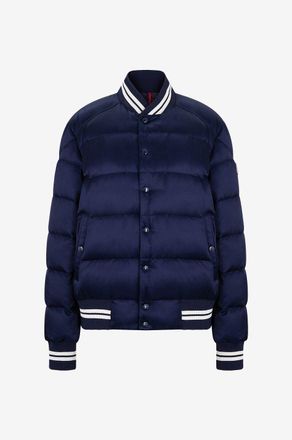 Moncler Bomberjacke aus Satin und Daunen Dives