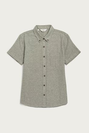 Bridge & Burn Juniper Shirt in Olive Twill at Nordstrom, Size X-Small
