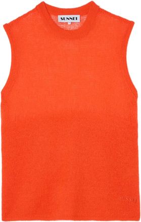 Sunnei Top in misto mohair - Arancione