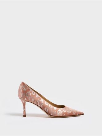 Marion Parke Classic Pump 70 | Silk in Blush Leopard at Nordstrom, Size 38.5