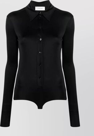 Sportmax viscose shirt bodysuit