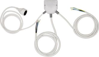XAVAX Xavax Separador De Cable Gris Modelo 2023 2 Metros