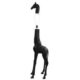 Light & Living Light&living - Lampada Da Terra - Giraffe - Nero - Plastica