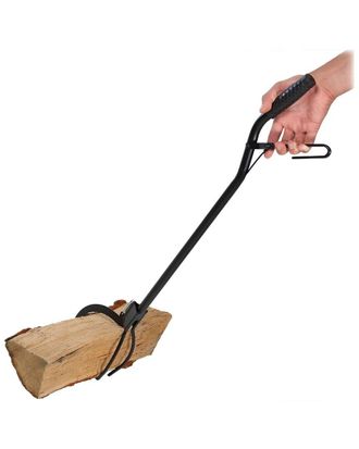 Sunnydaze Log Grabber W/Claws: Heavy Duty Steel; Fireplaces, Fire Pits, Bbqs
