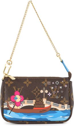 Louis Vuitton Monogram Blue Monogram Pochette Pouch (Pre-Owned)