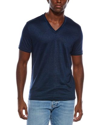 John Varvatos Wooster Slim Fit Linen Shirt