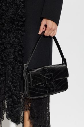 Fendi Baguette 26424 Bag, Womens, Black