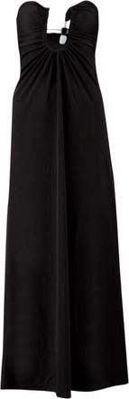CHRISTOPHER ESBER Bustier Maxi Jurk - Dames - Maxi kleedjes - Zwart - S - Polyester - Kleedjes