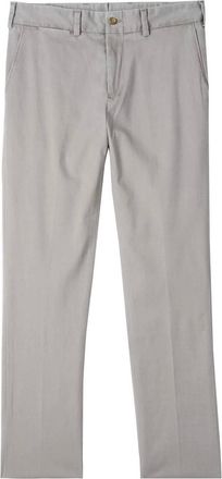 Bills Khakis Mens Plain Bottom Straight Fit T400 Comfort Stretch Twills Pants In Oyster