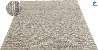 My Home Wollteppich »Wolly, Wolle« rechteckig 14 mm Höhe handgewebt, Handweb Teppiche, Wohnzimmer, Schlafzimmer, Esszimmer