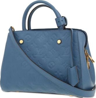Louis Vuitton Borsa a mano Montaigne - Blu