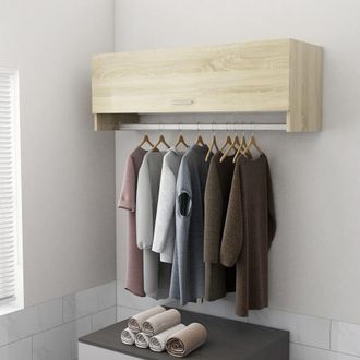 vidaXL Armario De Madera Contrachapada Roble Sonoma 100x32,5x35 Cm Vidaxl