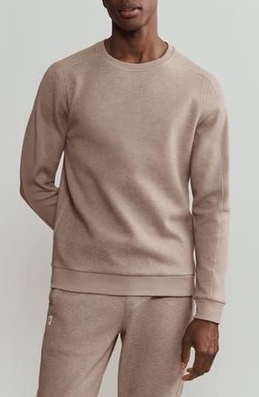 Rhone Heritage Midweight Crewneck Sweatshirt in Coffee Heather at Nordstrom Rack, Size X-Large