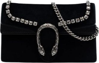 Gucci Pre-owned Dionysus - Dames - Pre-owned - Zwart - Maat: ONE Size Leer