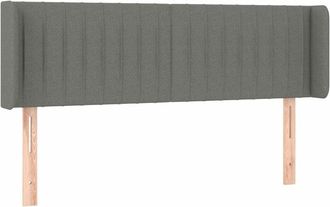 vidaXL Cabecero Con Led De Tela Gris Oscuro 147x16x78/88 Cm Vidaxl