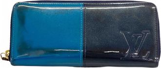 Louis Vuitton Blue Long Wallet (Bi-Fold) (Pre-Owned)