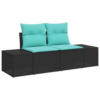 vidaXL Divano Da Giardino Con Cuscino 184 X 62 X 69 Cm Polyrattan Vidaxl