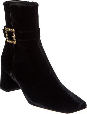 Gianvito Rossi Wondy 55 Velvet Bootie