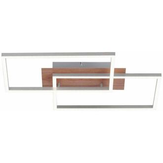 Leuchten Direkt Leuchten Direkt - Plafoniera a led lampada da sala da pranzo decoro in legno telecomando cct lampada diretta 14018-78