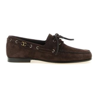 Valentino Garavani Palm Avenue Suede Boot Schoen - Heren - Bootschoenen - Bruin - 43 EU - Leer - Schoenen