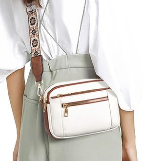 Generic Women Shoulder Purses - 20x5.3x15cm PU Leather Hobo Bag, Multi-Pocket Purse | Perfect For Travel Hiking Everyday Use, Fashion Accessory, Cell Phone St