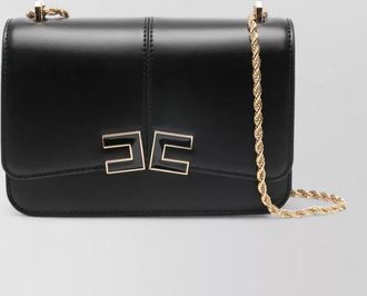 Elisabetta Franchi chain shoulder bag gold tone hardware