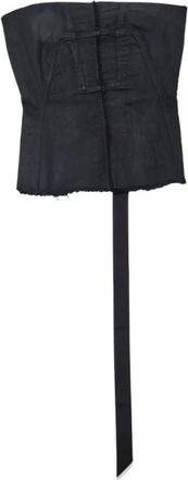 Rick Owens Top Bustier Splintered - - Tops - Donna - Nero - L