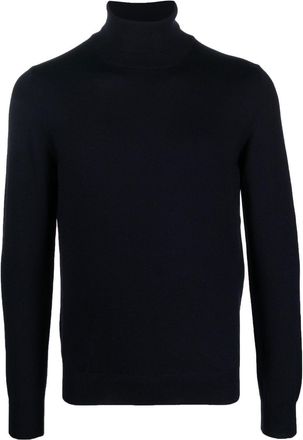Tagliatore roll neck knitted jumper - men - Virgin Wool - 56 - Blue