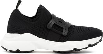 Tod's Black Tech Fabric Sneakers-Donna