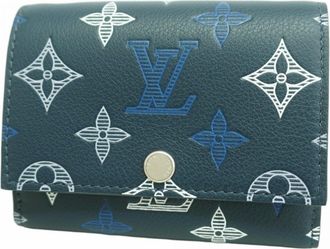 Louis Vuitton Navy Wallet (Tri-Fold) (Pre-Owned)