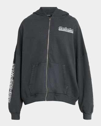 Willy Chavarria Men & apos;s Chavarria Licensed Designs Full-Zip Hoodie