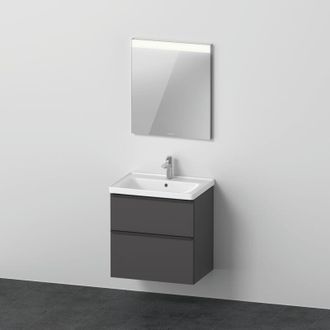 Duravit Duravit - Juego De Muebles D-neo, Lavabo Con Mueble De Pared Y Espejo Led