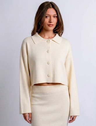Kerisma Issa Sweater Jacket In Ecru