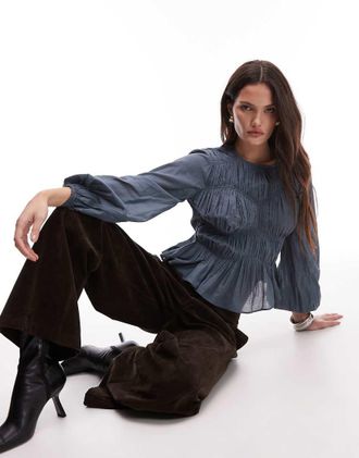 AllSaints Melani - Top blu