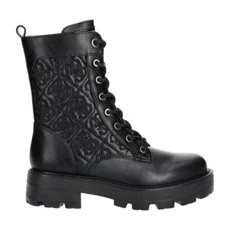 Guess Schoenen, Dames, Zwart, 36 EU, Leer, Yancee Enkellaars