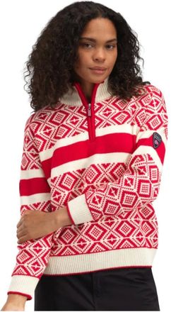 Dale of Norway Truien & Vesten, Dames, Rood, S, Wol, Team Norway Cortina Sweater