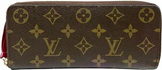 Louis Vuitton Monogram Fuchsia Monogram Long Wallet (Bi-Fold) (Pre-Owned)