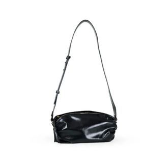 Coccinelle Tassen, Dames, Zwart, ONE Size, Katoen, Handbag Shiny Smooth Leather
