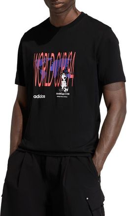 adidas FIFA World Cup 94 Striker Cotton Graphic T-Shirt in Black at Nordstrom, Size Xx-Large
