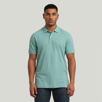 G-Star Dunda Slim Polo - Midden blauw - Heren