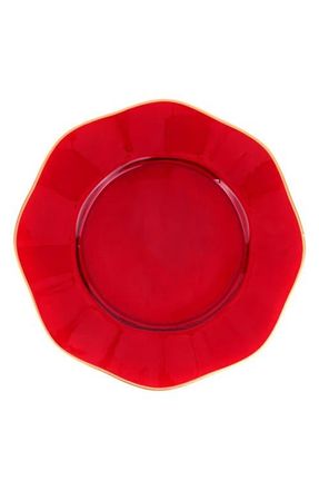 Vietri Holiday Glass Service Plate in Red at Nordstrom