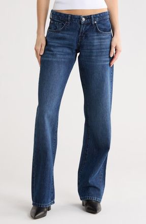 7 For All Mankind Low Rise Straight Leg Jeans in Kendallville at Nordstrom Rack, Size 27